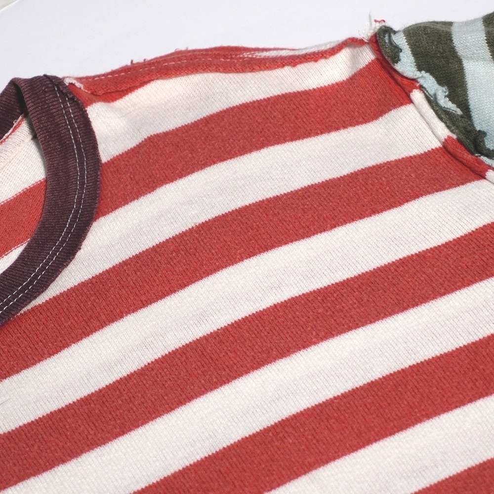 Free People We The Free Sawyer Striped Thermal Tee Plus Size 1X XL Boho Grunge - Picture 4 of 8